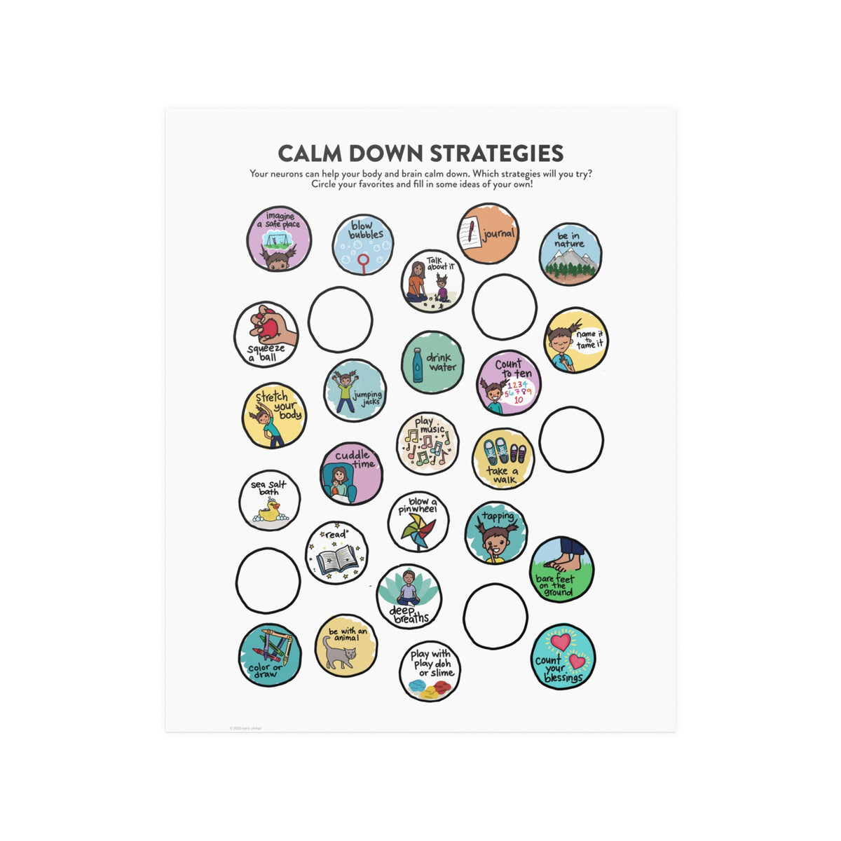 Poster: Calm Down Strategies